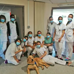 Un soutien pour les équipes soignantes.